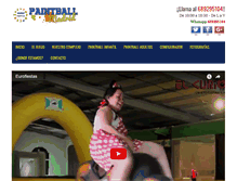 Tablet Screenshot of camposdepaintballmadrid.com